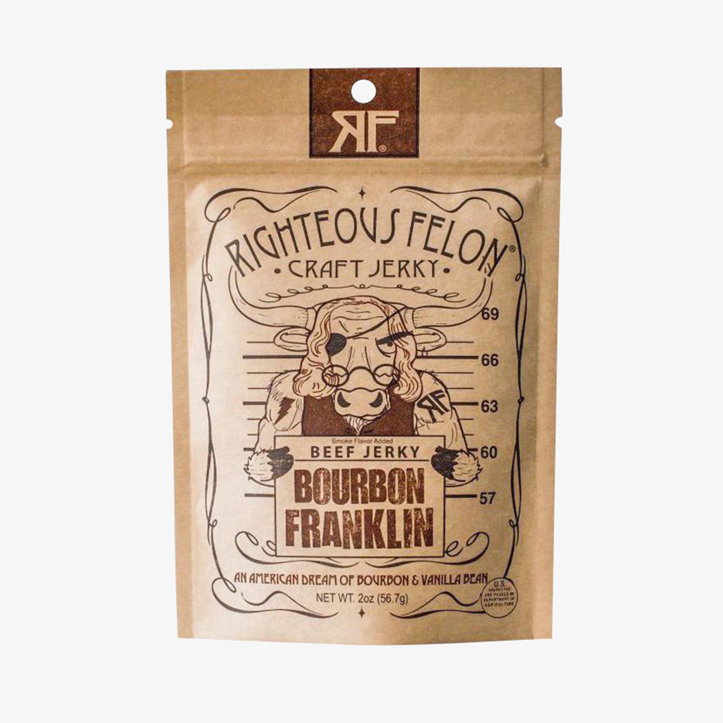 Bourbon Franklin Beef Jerky