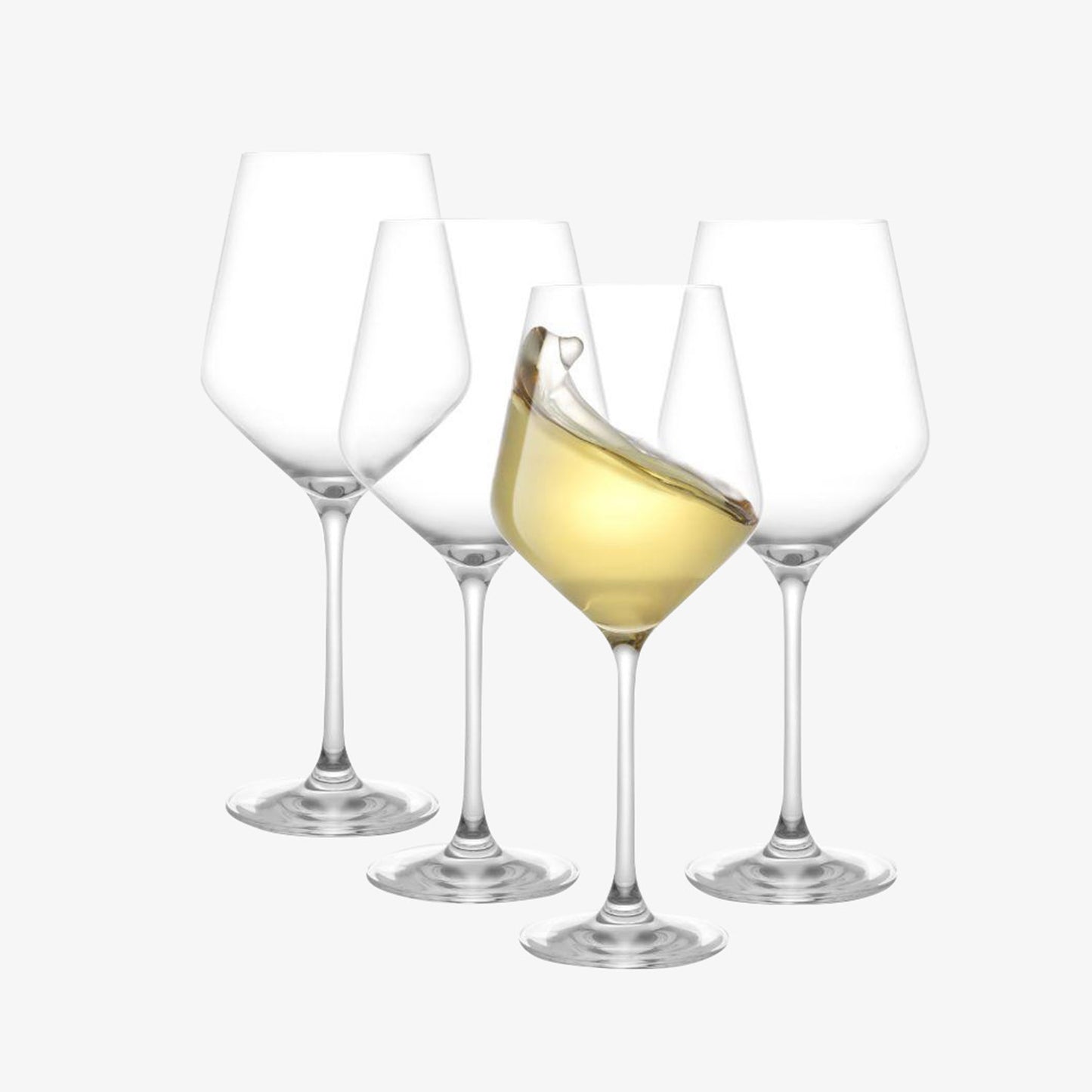 JoyJolt LAYLA WHITE WINE GLASSES SET OF 4